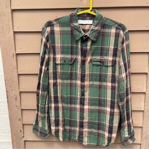 Ezekiel Flannel Button Down Shirt. Size Large.